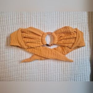 Montce Tori Textured Mango Swimsuit Top